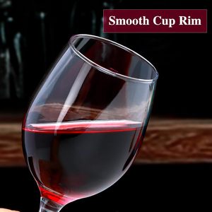 Verres à vin à long pied classiques, luxueux, durables, en cristal transparent, capacité 190 ml, lot de 6, verrerie de mariage - Product Image 5
