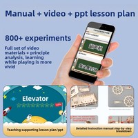 Kit d'expériences scientifiques pour enfants - Jouet éducatif de physique pour élèves du primaire - Ensemble complet électrique et manuel - Âges 3-12 ans - STEAM