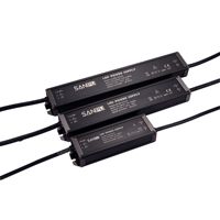 Sanpu 60W 5A 12V LED bande lumineuse étanche mince extérieur étanche à la pluie IP67 AC-DC alimentation pilote pour temps pluvieux