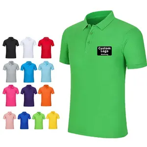 Özel nakış Polo t-shirt Unisex düz % 100% pamuk toptan kısa kollu t-shirt erkek Polo GÖMLEK boş Golf Polo gömlek Polo GÖMLEK