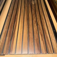 Plaques de plafond Fulin modernes carrées en PVC, imperméables, ignifuges, anti-moisissures, anti-humidité, insonorisées, au design artistique pour la maison et le bureau