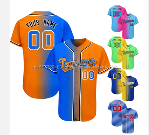 Camiseta de béisbol sublimada de moda personalizada, camisa de estilo personalizado, chaqueta de béisbol y sóftbol al por mayor - Product Image 2