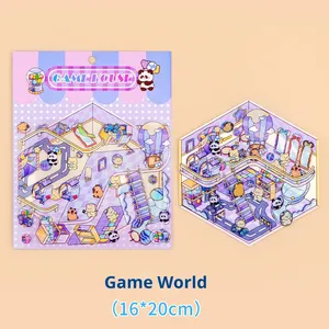 สติกเกอร์อะคริลิคขนาดเล็กสำหรับนักเรียนงานประดิษฐ์ตกแต่งเพื่อการศึกษาสำหรับ3D <span class=keywords><strong>บ้าน</strong></span>และสวน - Product Image 6