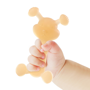 Newsun Silicone bé Teether BPA cấp thực phẩm miễn phí mềm đồ chơi động vật hình dạng thỏ 0-24 tháng - Product Image 5