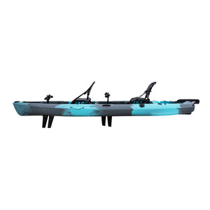 Kayak professionnel 2023 COOL KAYAK/KUER KAYAK pour 2 personnes, canoë de pêche avec grand compartiment étanche pour les lacs et les rivières - Product Image 1