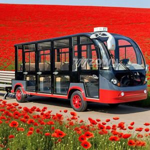 Autobús Eléctrico Cerrado ZOWN con Múltiples Puertas de Vidrio para Transporte en Atracciones Turísticas - Product Image 3