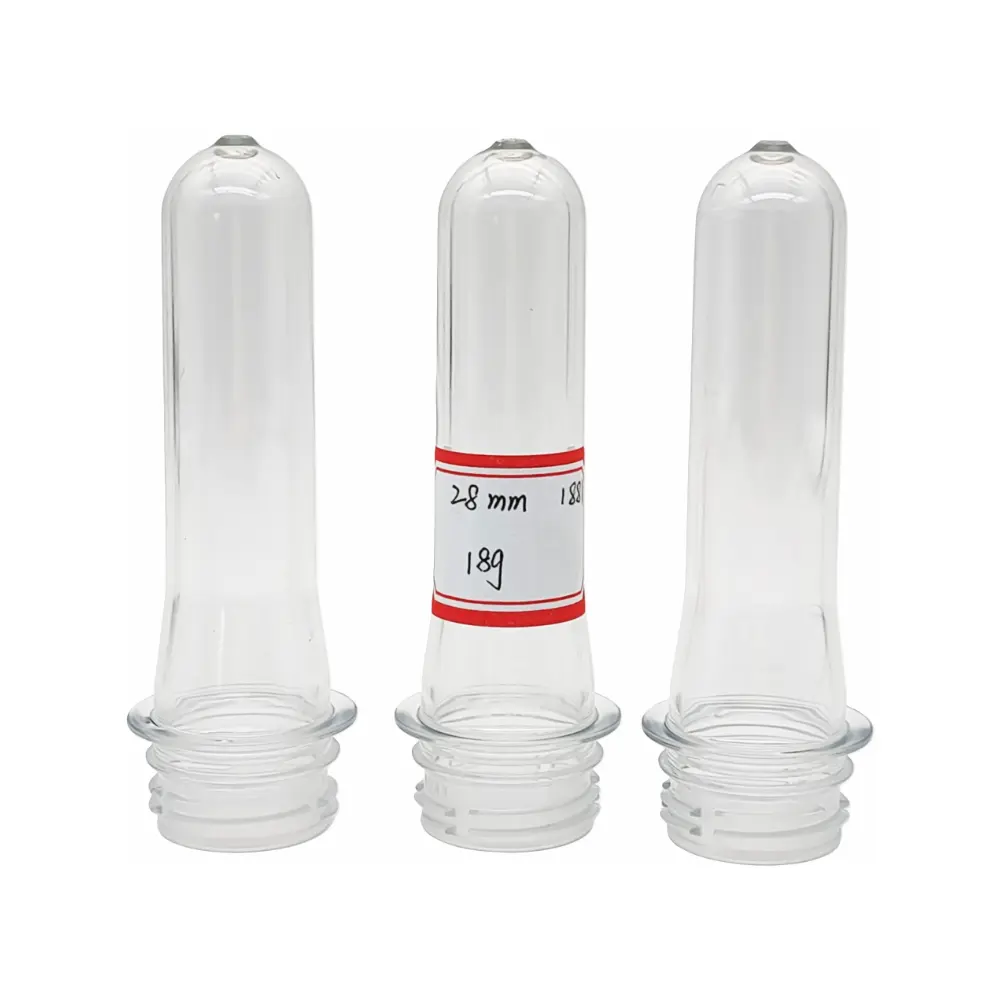 28mm PCO 1881 18g saf su şişeleri çin iyi fiyat plastik malzeme PET Preform