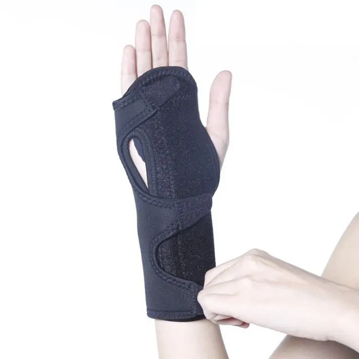 Ceinture de soutien pour poignets ajustables, boucle enroulée du pouce en cas de blessures, bandage enroulé, respirante