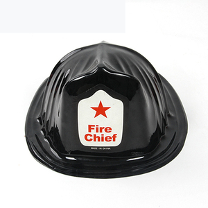 레드 옐로우 소방관 남자 성인 어린이 장난감 어린이 파티 무대 의상 플라스틱 공연 모자 소방관 헬멧 모자 - Product Image 2