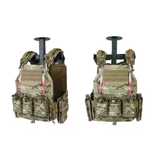 Outdoor Tactisch Vest Multifunctionele Molle Pantservest Quick Release Beschermende Vest Plaat Drager