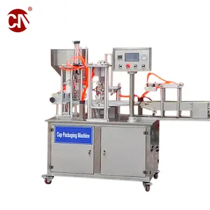 Автоматическая машина для наполнения и запечатывания стаканов для молочного йогурта
