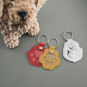 पालतू पाव फर परिकलित स्मृति धारक बालों की कीचेन कुत्ते बिल्ली फर मेमोरियल कीचेन आकर्षण पालतू जानवर के मालिक उपहार - Product Image 2