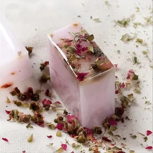 Органическое глицериновое Отбеливающее натуральное мыло ручной работы с взбитыми розовыми цветами