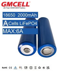 LiFePO4 1800mAh 2000mAh LFP18650 Battery 3.2V IFR 18650 For Solar <b>Energy</b> <b>Storage</b> <b>Systems</b> - Product Image 1