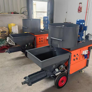 8mpa Kitt Beton Mörtel Sprüh maschine Elektrische Diesel Mini Stuck pumpe Zement Sand Sprüh maschine - Product Image 1