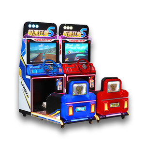 Macchina da Gioco a Gettoni <span class=keywords><strong>per</strong></span> Simulatore di Guida in Inglese, Videogioco di Corse Automobilistiche in Metallo <span class=keywords><strong>per</strong></span> 2 Giocatori, 6+ Anni, Centro Giochi - Product Image 3