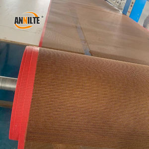 Annilte สายพานตาข่ายไฟเบอร์กลาสเคลือบ PTFE ขนาด4*4มม. สายพานตาข่ายสำหรับอาหาร - Product Image 1