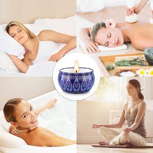 Éclairage de parfum de cire de soja d'aromathérapie avec logo personnalisé Bougies parfumées florales naturelles de luxe d'intérieur - Product Image 6