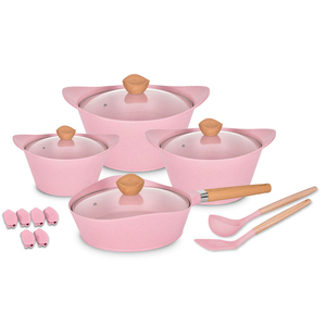 Juego <span class=keywords><strong>de</strong></span> utensilios <span class=keywords><strong>de</strong></span> <span class=keywords><strong>cocina</strong></span> <span class=keywords><strong>de</strong></span> aluminio fundido a presión con revestimiento <span class=keywords><strong>de</strong></span> cerámica antiadherente <span class=keywords><strong>de</strong></span> diseño moderno, <span class=keywords><strong>ollas</strong></span> <span class=keywords><strong>de</strong></span> <span class=keywords><strong>cocina</strong></span> <span class=keywords><strong>para</strong></span> <span class=keywords><strong>cocina</strong></span> casera <span class=keywords><strong>de</strong></span> Gas - Product Image 2