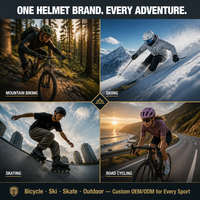 Casque de vélo portable CE certifié DEVIATE WX-016 en EPS+PC avec visière pour vélo de route, course, skateboard, trottinette et sports de montagne