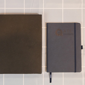 Carnet en cuir PU A5 avec logo personnalisé en relief, fermeture magnétique, agenda de luxe pour le bureau - Product Image 6