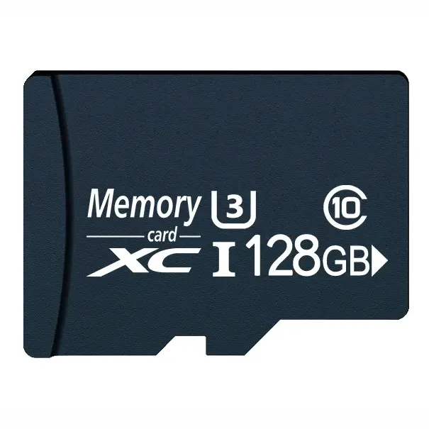 Tarjetas de memoria SD Tf para teléfono móvil U3 de 128GB con almacenamiento de logotipo personalizado tarjeta TF Sd Memoria Micro para cámara de vigilancia Dash Cam