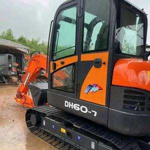 Excavadora Pequeña Doosan DH60 de 6 Toneladas, Reacondicionada, en Stock, Bien Mantenida, Precio Económico para Exportación al por Mayor - Product Image 3