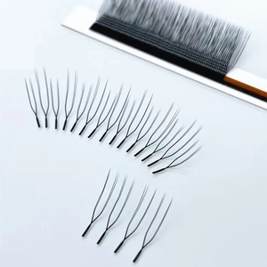 M Curl U Shape YY Extensiones de pestañas Todos los tamaños Premium <span class=keywords><strong>Y</strong></span> Shape Pestañas Cilios - Product Image 1