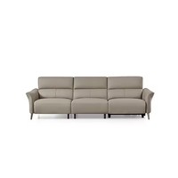 Canapé d'angle électrique moderne 3 places en cuir véritable de haute qualité pour salon - Vente en gros