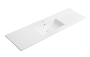 <span class=keywords><strong>Lavabo</strong></span> da <span class=keywords><strong>Bagno</strong></span> Moderno in Ceramica da Appoggio, <span class=keywords><strong>Design</strong></span> Rettangolare Sottile per Hotel e Uso Quotidiano Facile - Product Image 2