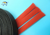 Funda Protectora de Cables de PET Negra Trenzada y Expandible, Retardante de Llama, para Cables de Audio y Video