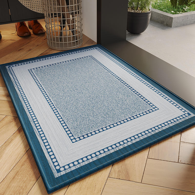 Semelle en caoutchouc velours de coton bambou - Annie gris clair