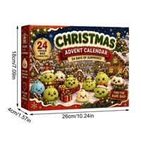 Nouvel Arrivage Transfrontalier WF Calendrier de l'Avent Squishy de Noël 2026 en PLA Fabriqué en Chine