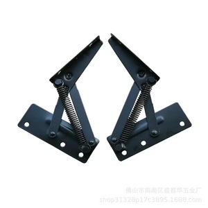 Shengdu Hardware Black <b>Spring</b> Split <b>Hinge</b> 2.5 Mm Iron Furniture <b>Hinge</b> Surface Mount Durable Modern Design - Product Image 2