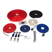 Kit de câblage OFC de qualité supérieure 0 Gauge pour amplificateurs et caissons de basses, câble audio personnalisé avec logo, sans interférences, pour la vente