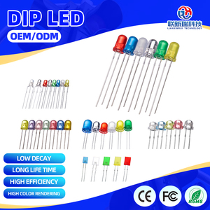 F3 <span class=keywords><strong>LED</strong></span>ランプ 直接プラグ式 3mm丸型チップ 3v 5v 6v 9v <span class=keywords><strong>12v</strong></span> 白色発光 - Product Image 1