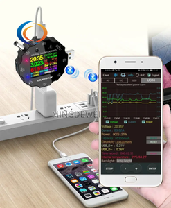เครื่องทดสอบ <span class=keywords><strong>USB</strong></span> UD18 <span class=keywords><strong>3.0</strong></span> DC ดิจิตอลรถยนต์โวลต์มิเตอร์แอมมิเตอร์ธนาคารพลังงานเครื่องตรวจจับแรงดันไฟฟ้าโวลต์ชนิด C เครื่องวัดความจุการชาร์จเร็ว - Product Image 4