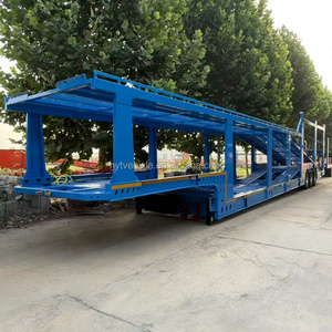 Semi-remorque porte-voitures à double pont et 3 essieux, capacité 6 à 10 véhicules, pour le <span class=keywords><strong>transport</strong></span> de voitures, <span class=keywords><strong>prix</strong></span> usine - Product Image 1
