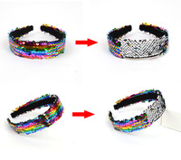 2024 populaire Style cheveux accessoires femmes filles bandeau de cheveux paillettes cheveux cerceau brillant paillettes bandeaux