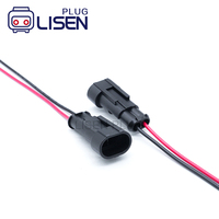 282104-1 282080-1 AMP Superseal 1.5 Seri 2 Pin Konektor Sensor ABS Male Female Pigtails