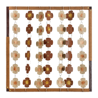 Nouveau design tableau encadré bohème floral moderne, suspension murale 3D fleurs fait main style rustique minimaliste pour mais
