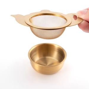 Saringan Teh Baja Antikarat, Penyaring Teh Longgar, Saringan Teh Jaring Halus Baja Tahan Karat - Product Image 4