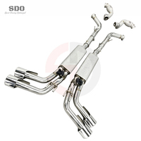 Système d'échappement complet à haut débit SDO pour Mercedes Benz G63 AMG W463A W464 4.0T 2018-2026 avec bouclier thermique et catalyseur intégré