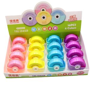 <span class=keywords><strong>Gomme</strong></span> à crayons mignonne à roues coulissantes créatives <span class=keywords><strong>gomme</strong></span> de papeterie de style de <span class=keywords><strong>pneu</strong></span> pour l'apprentissage et l'utilisation au bureau - Product Image 5