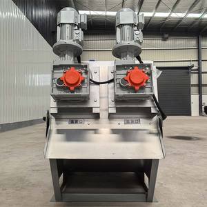 High Quality Automatic <b>Spiral</b> Squeezing Sludge Dehydrator Sludge Dewatering Machine Screw Press Dewatering Machine - Product Image 2