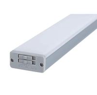 Lumière LED magnétique rechargeable par USB de 40 cm avec 68 LED, capteur de mouvement, DC5V 12V, en aluminium et PC, adhésive, pour sous-meuble