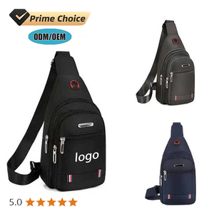 Borsa a Tracolla Sportiva Quadrata Piccola in Nylon Personalizzata per Uomo, Borsa a Tracolla Crossbody, Sacoche Homme - Product Image 1