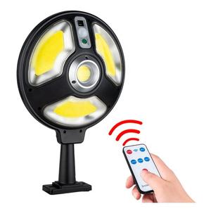 ไฟถนน LED พลังงานแสงอาทิตย์ 5 หัว สำหรับภายนอกอาคาร, โคมไฟติดผนังพลังงานแสงอาทิตย์พร้อมเซ็นเซอร์ตรวจจับความเคลื่อนไหว PIR, แผงโซลาร์เซลล์แบบถอดได้, กันน้ำระดับ IP65 - Product Image 6