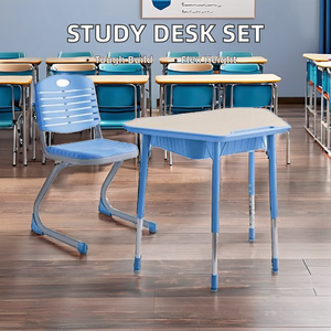 Modern Adjustable (height) Single Middle School Student Desk <b>Chair</b> Set Metal SONGYE Model ST-408D 1 Year Warranty Commercial Use - Product Image 5
