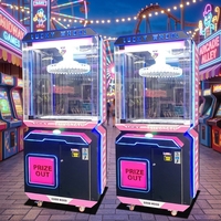 Machine à griffes à prix d'usine, à monnayeur, avec 40 pinces, pour jeux de cadeaux et de récompenses